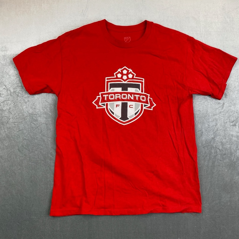 Toronto FC‎ T Shirt Red MLS Soccer Logo Graphic Mens Large